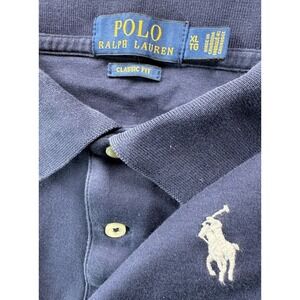 Polo Ralph Lauren Classic Fit Mens Short Sleeve Polo Shirt Pony Navy XL -‎ Read